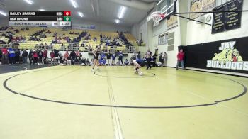 135 lbs Final - Bailey Sparks, Miami HS Girls vs Mia Bruns, Sand Springs Girls