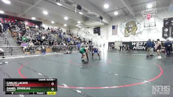 138 lbs Champ. Round 1 - Daniel Zendejas, Monrovia vs Carlos Lacayo, Baldwin Park