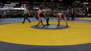 165 lbs Semifinal - Evan Roudebush, Bloomington South vs Michael Major, Carmel