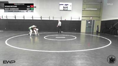 106 lbs Champ. Round 2 - Aydan McCune, Fremont (Sunnyvale) vs Ricky Zambrano, Monterey