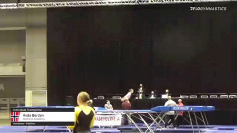 Ayda Borden - Individual Trampoline, Airborne Academy - 2021 USA Gymnastics Championships