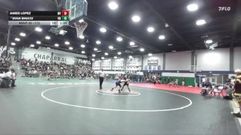 113 lbs Quarterfinal - James Lopez, Murrieta Valley vs Evan Shultz, Vista Murrieta