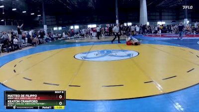 126 lbs Semis & 1st Wb (8 Team) - Matteo De Filippo, GREAT NECK WRESTLING CLUB vs Keaton Crawford, NORTH CAROLINA WRESTLING FACTORY - BLUE