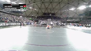 Boys 3A 150 lbs Champ. Round 2 - Max Morse, Snohomish vs Spencer Hamilton, Ferndale