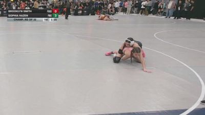105 lbs Champ. Rd Of 32 - Brooklyn Smith, Pursuit vs Sophia Hazen, Powerhouse Wrestling Club