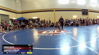 53 lbs Round 1 - Josiah Salas, Bulldog Premier Wrestling Club vs Christian Nordyke, Region Wrestling Academy