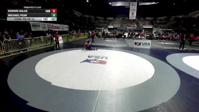 79 lbs Cons. Rd Of 16 - Michael Fear vs Darwin Salas, Firebaugh High School Wrestling