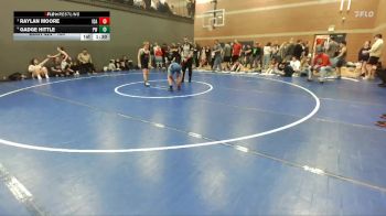 100 lbs Semifinal - Raylan Moore, Idaho vs Gadge Hittle, Parma Wrestling