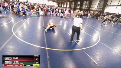 77 lbs Quarterfinal - Harlym Ward, Bear River vs Rebekah Smith, Grantsville Wrestling Club