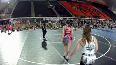 140 lbs Natalie Holdaway, Montana 2 HS Girls vs Madison Watts, Washington HS Girls
