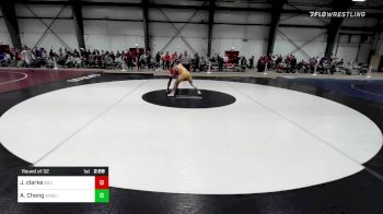 141 lbs Round Of 32 - Jonathan Clarke, Bridgewater vs Ayden Cheng, Western New England