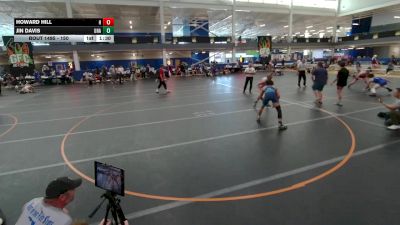 150 lbs Quarterfinal - Howard Hill, Unattached vs Jin Davis, Unattached