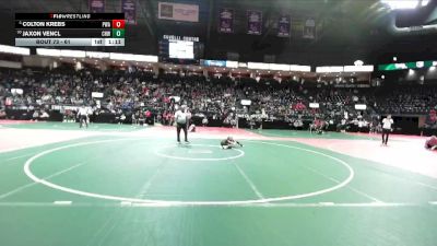 61 lbs Champ. Round 1 - Colton Krebs, PWAA vs Jaxon Vencl, CHW2