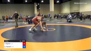 125 kg Consolation - Isaac Righter, Unattached vs Eli Pannell, Burg Training Center