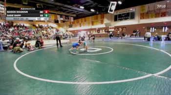 56 lbs 1st Place Match - Sadie Shipp, Bakersfield vs Maison Shamoun, Granite Wrestling Club