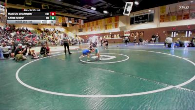 56 lbs 1st Place Match - Sadie Shipp, Bakersfield vs Maison Shamoun, Granite Wrestling Club