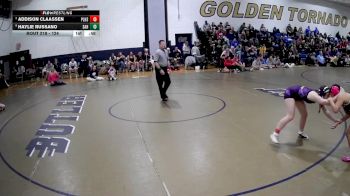 124 lbs Cons. Round 4 - Haylie Russano, Shaler Area Hs vs Addison Claassen, Plum Hs