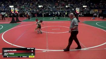 65 lbs Cons. Round 5 - Cruz Perez, XGWA vs Logan Rajner, FFWA