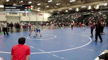 120 lbs Round 3 - Wyatt Forney, Unattached vs Emmett Alexander, Golden Eagle Wrestling Club