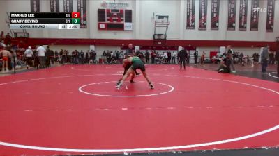 141 lbs Cons. Round 1 - Grady Devins, Cal Poly Humboldt vs Markus Lee, Simon Fraser (B.C.)