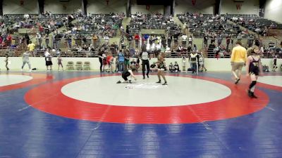 91 lbs Consi Of 8 #1 - Gracie Gay, Heard County USA Takedown vs Florentino Felder, Hornet Wrestling Club