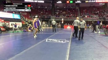 3A-175 lbs Cons. Round 3 - Kowen Dighton, Council Bluffs Abraham Lincoln vs Wes Weiford, Johnston