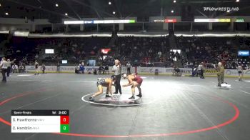 152 lbs Semifinal - Gabe Hawthorne, White River vs Cj Hamblin, Seton Catholic