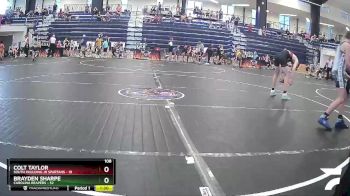 108 lbs Round 2 (3 Team) - Brayden Sharpe, Carolina Reapers vs Colt Taylor, South Paulding Jr Spartans