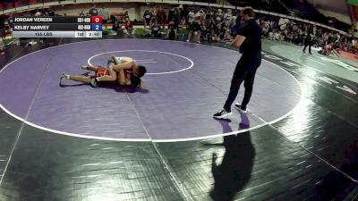 155 lbs Jordan Vereen, South Carolina 1 HS Boys vs Kelby Harvey, Idaho 2 HS Boys