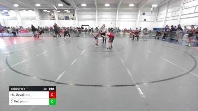 111 lbs Consi Of 8 #1 - Nathanael Duval, Middlebury VT vs Camden Kelley, Smitty's Wrestling Barn