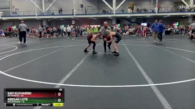 92 lbs Round 2 (8 Team) - Keegan Lute, Roughhouse vs Sam Kucharski, Doughboys