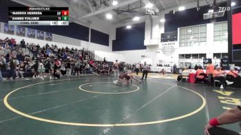157 lbs Cons. Semi - Maddox Herrera, Esperanza vs Damen Vollmer, Temecula Valley