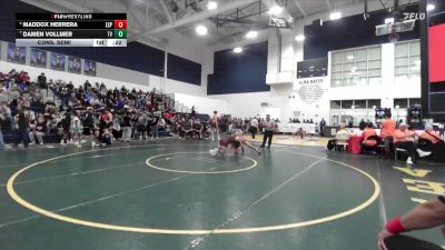 157 lbs Cons. Semi - Maddox Herrera, Esperanza vs Damen Vollmer, Temecula Valley