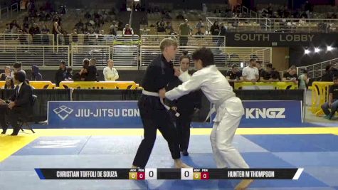 Christian Toffoli De Souza vs Hunter M Thompson 2025 Pan Jiu Jitsu IBJJF Championship