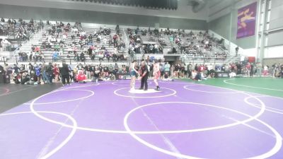 57 kg Champ. Rd Of 16 - Everest Leydecker, Thorobred/NYAC vs Sara Vela, Menlo Wrestling Club