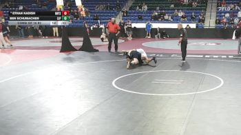 126 lbs Consi Of 16 #2 - Ethan Kadish, Newton South vs Ben Schumacher, Saint John's Prep
