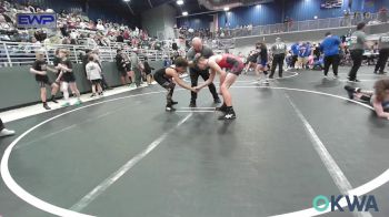 140 lbs Rr Rnd 1 - Hayden Justice, Wagoner Takedown Club vs Jalynn Roberson, Wagoner Heat