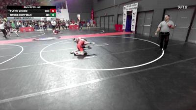 97 lbs Cons. Round 2 - Bryce Huffman, Askren Wrestling Academy vs Flynn Crabb, New London