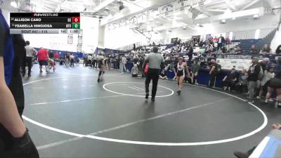 115 lbs Cons. Semi - Ysabella Hinojosa, Northview vs Allison Cano, San Clemente
