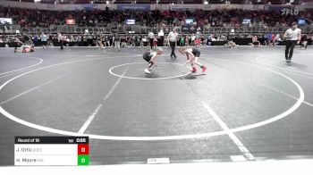 70 lbs Round Of 16 - Jayden Ortiz, Quezada Wrestling Academy vs Haiden Moore, East Kansas Eagles