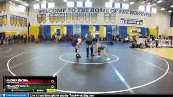 135 lbs Champ. Round 1 - Madison Waltz, Timber Creek vs Andrea Rivera, Tohopekaliga