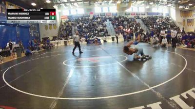 215 lbs Semifinals (8 Team) - Marvin Mendez, Jesuit vs Mateo Martinez, Somerset