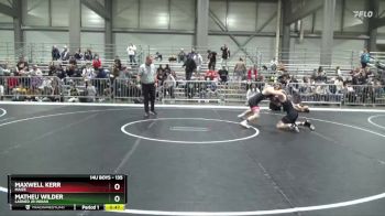 135 lbs Cons. Semi - Maxwell Kerr, Maize vs Matheu Wilder, Larned Jr Indian