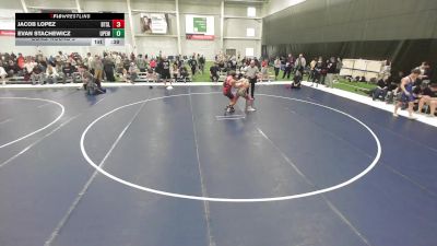 16U Boys - 132 lbs Cons. Round 3 - Evan Stachewicz, U.P. Elite Wrestling vs Jacob Lopez, Beat The Streets - Los Angeles