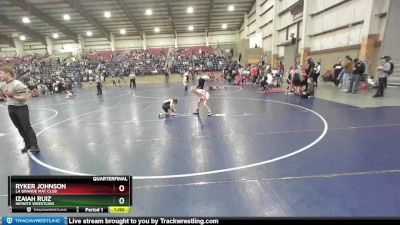 59 lbs Quarterfinal - Ryker Johnson, La Grande Mat Club vs Izaiah Ruiz, Infinite Wrestling