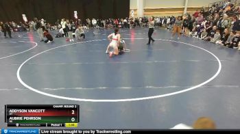 117 lbs Champ. Round 2 - Addyson Vancott, UT vs Aubrie Pehrson, NE