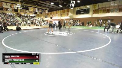 150 lbs Champ. Round 1 - Kevin Rehkopf, Cabrillo vs Tristan Fernandez, Bonita