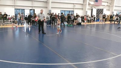 45 lbs Cons. Quarters - Justin Stoddard, Elko Wrestling Club vs Brandon Trout Jr, Nebraska Elite Wrestling Club