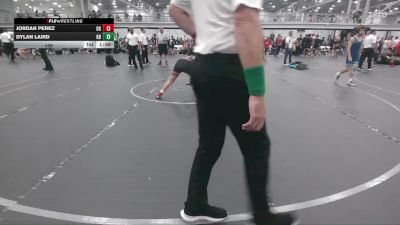 105 lbs Round 5 (10 Team) - Dylan Laird, Kraken Black vs Jordan Perez, Ohio Gold