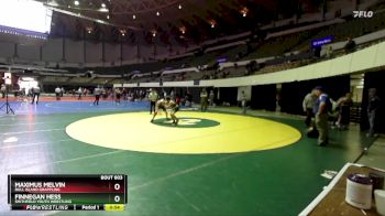 Rookie 6-8 125 5th Place Match - Maximus Melvin, Bull Island Grappling vs Finnegan Hess, Smithfield Youth Wrestling